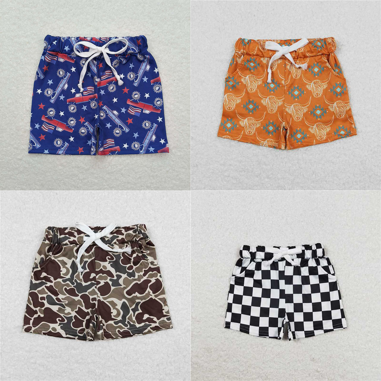 Baby Clothing Wholesale - Short à poche camouflage pour bébé