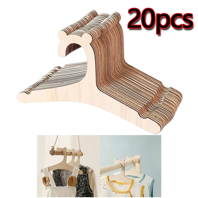 Baby Clothing Hangers - Lot de 5/10/20/50 cintres en bois