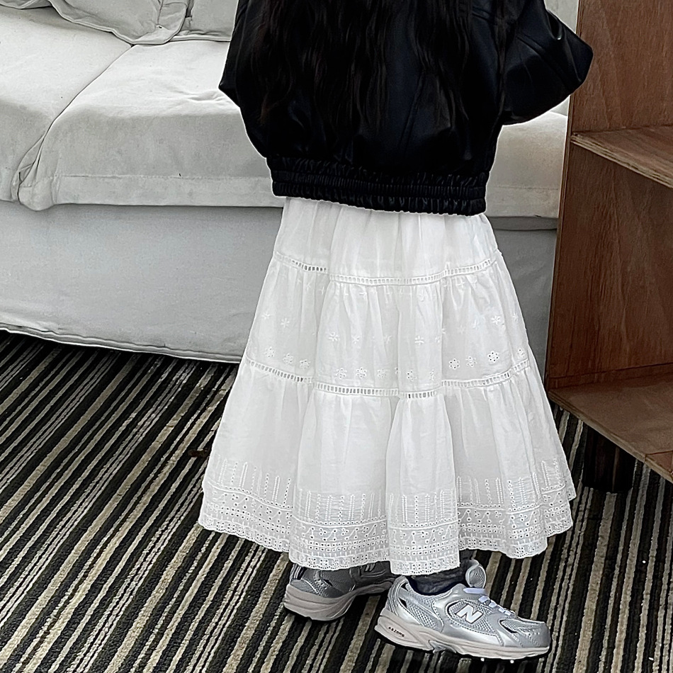Baby Clothing Line - Jupe princesse en dentelle brodée pour