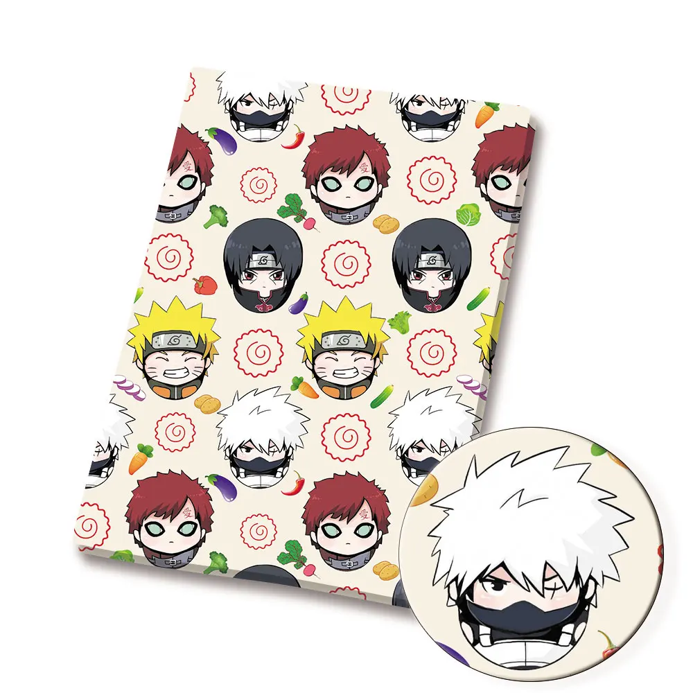 Baby Clothing Sewing - Tissu imprimé Naruto Anime pour patchwork,