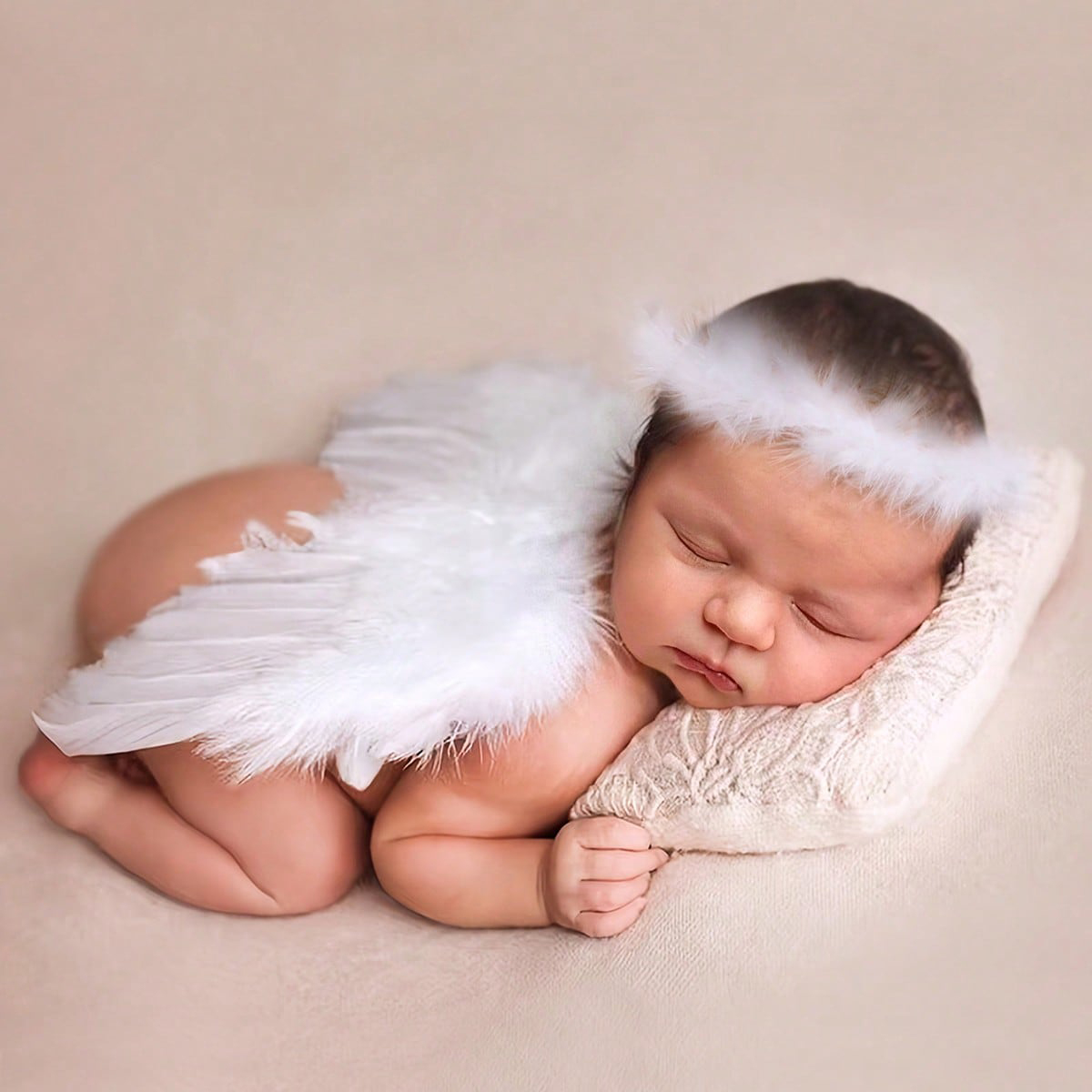 Baby Clothing Gifts - Nouveau serre-tête fleuri fait main, ailes