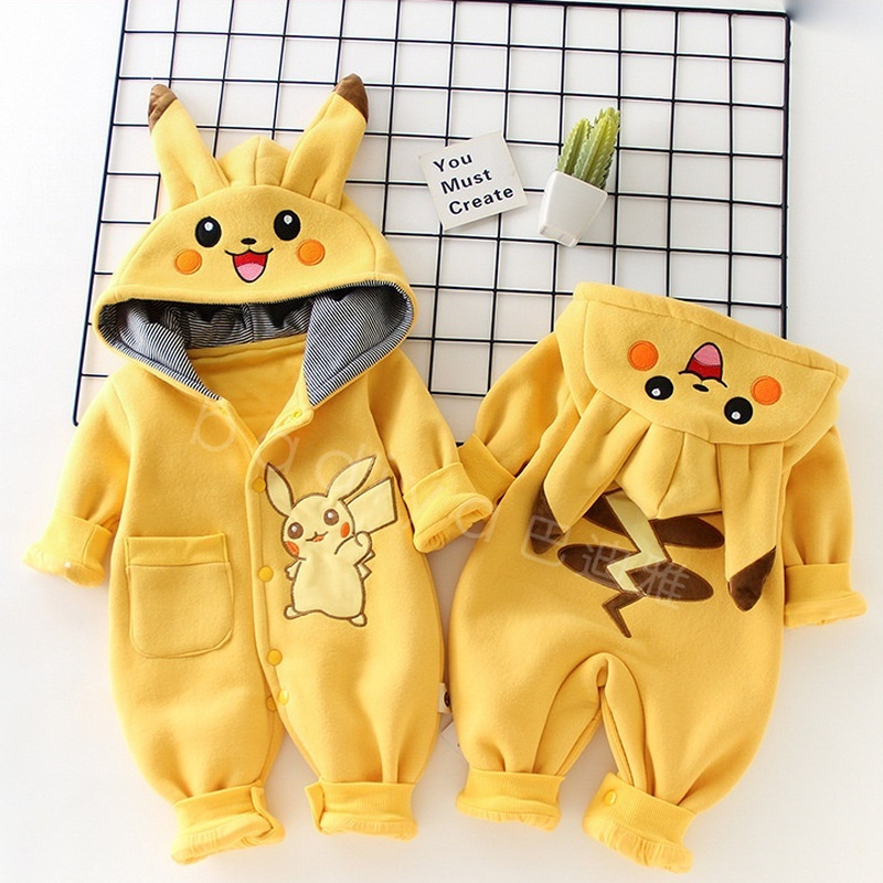 Baby Clothing Gifts - Pyjama Bébé Cartoon Pokémon Nouveau-né Mignon