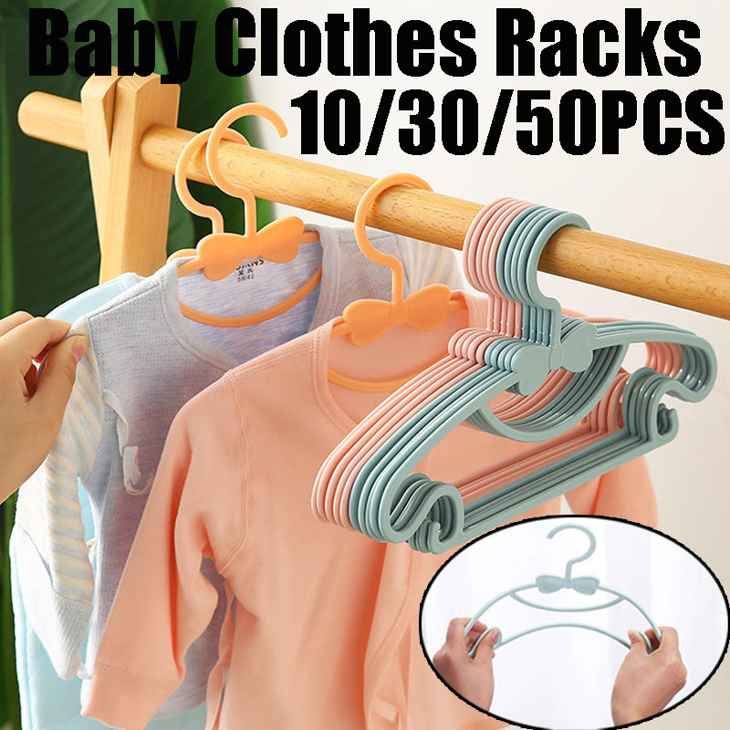 Baby Clothing Hangers - Porte-vêtements pour bébés en plastique, présentoirs