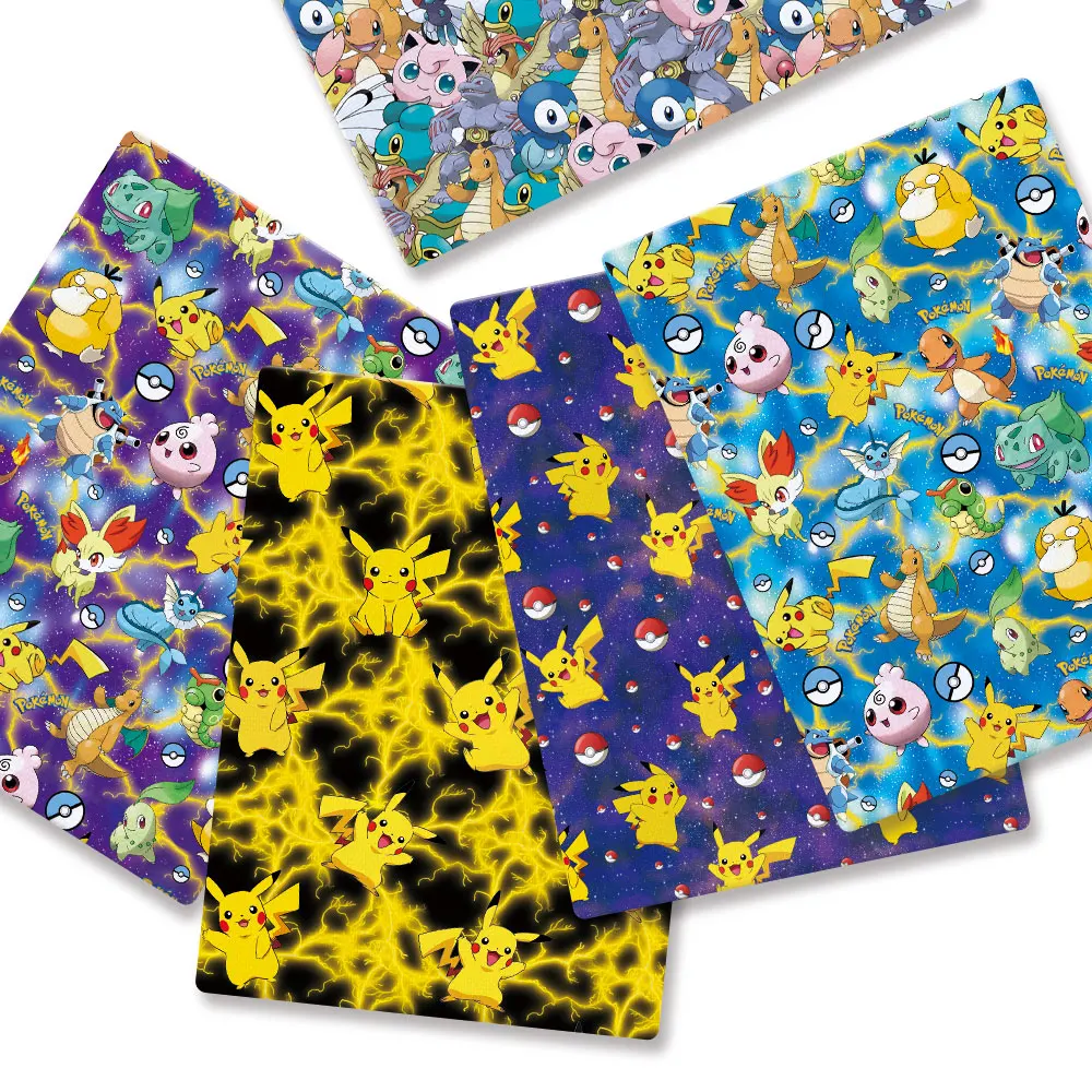 Baby Clothing Sewing - Tissu de dessin animé Pokemon pour