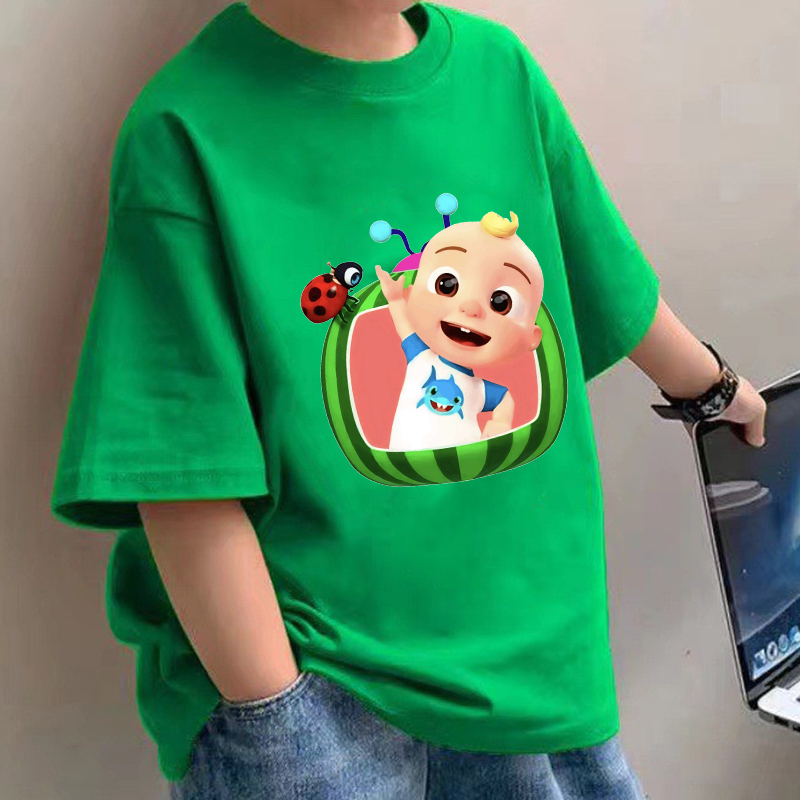 Baby Clothing Gifts - Cocomelons bébé T-Shirts Anime coton manches
