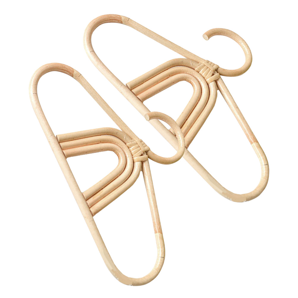 Baby Clothing Hangers - Lot de 2 cintres en rotin