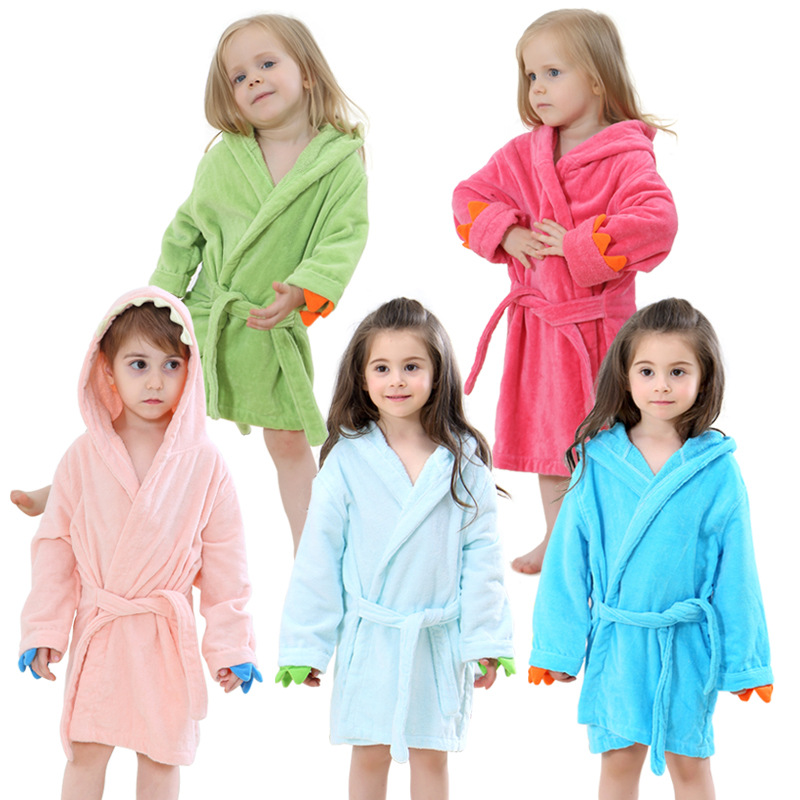 Baby Clothing Factory Shop - Peignoir pour enfants à capuche motif