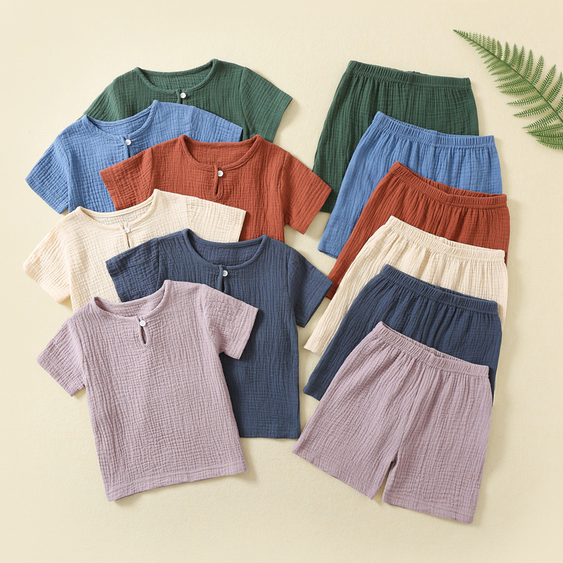 Baby Clothing Factory Shop - Ensemble 2 pièces en gaze 100
