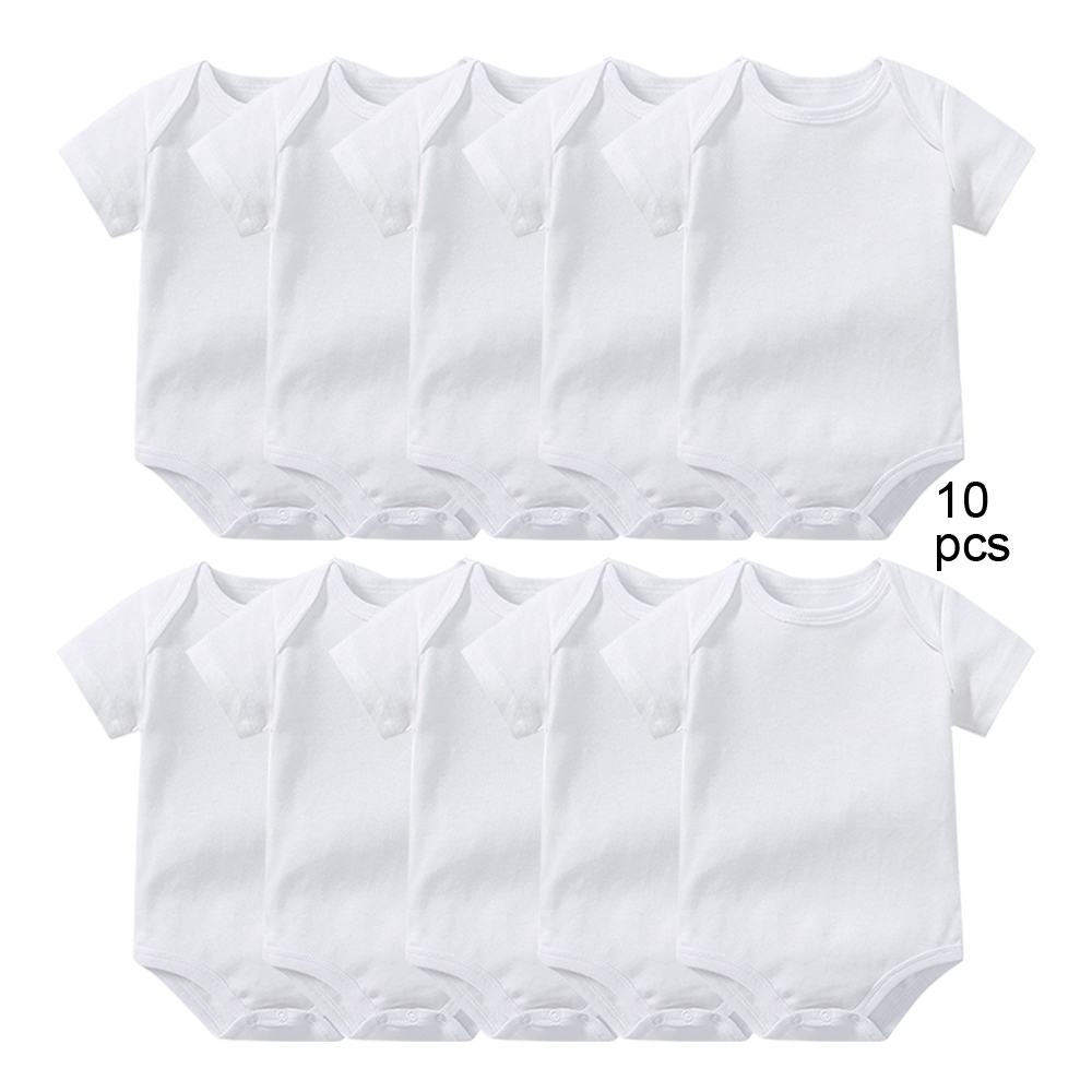 Baby Clothing Factory Shop - Lot de 10 grenouillères en coton