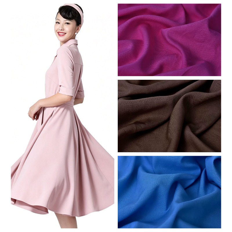 Tissu en rayonne uni fin au mè - Baby Clothing Sewing avis et prix