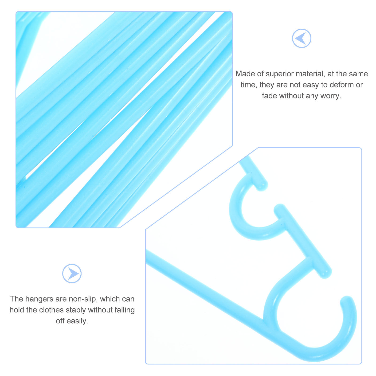 Lot de 10 cintres antidérapant - Baby Clothing Hangers avis et prix