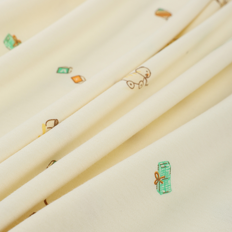 Tissu tricoté imprimé en pur c - Baby Clothing Sewing avis et prix