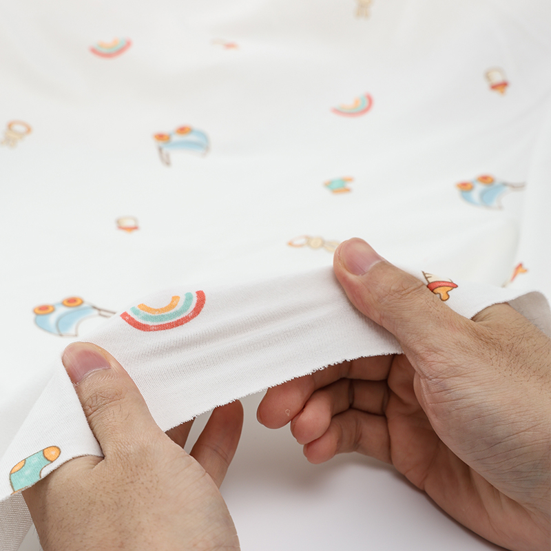 Tissu tricoté imprimé en pur c - Baby Clothing Sewing avis et prix